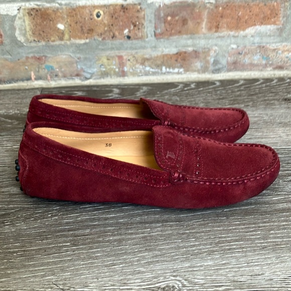 Tod's Shoes - Tod’s driving shoe suede loafers